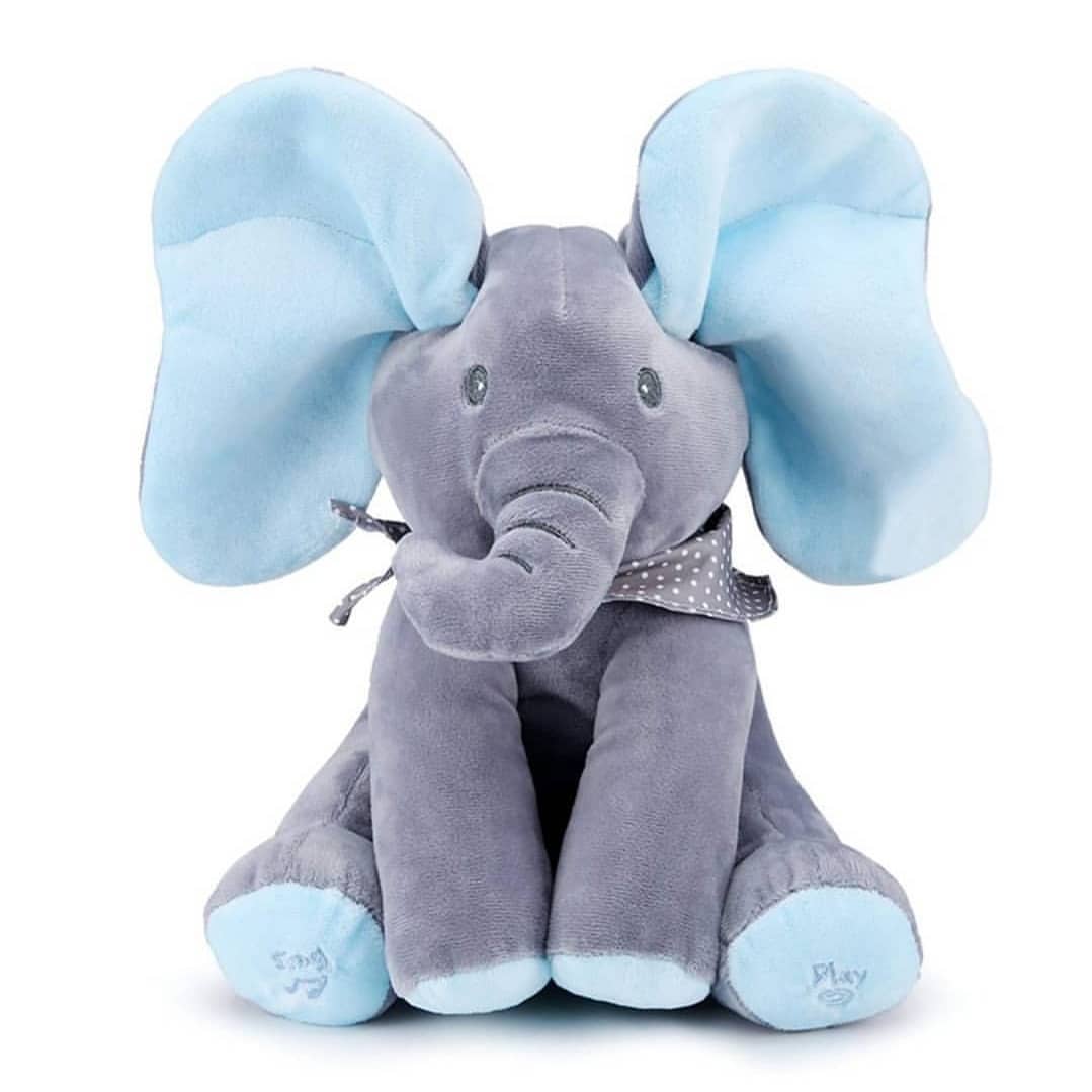 Peek a Boo Blue Ear Elephant
