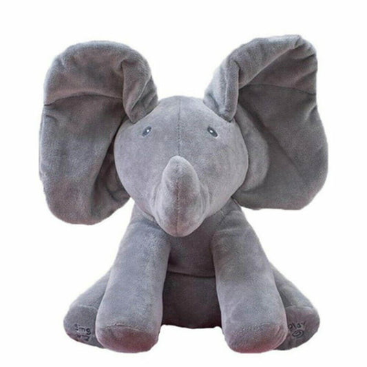 Peek a Boo Gray Elephant