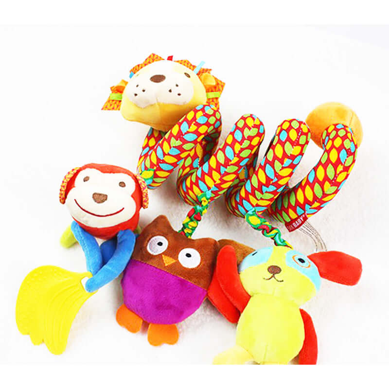 Crib Rattles Monkey and Lion