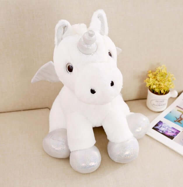 White Plush Winged Unicorn
