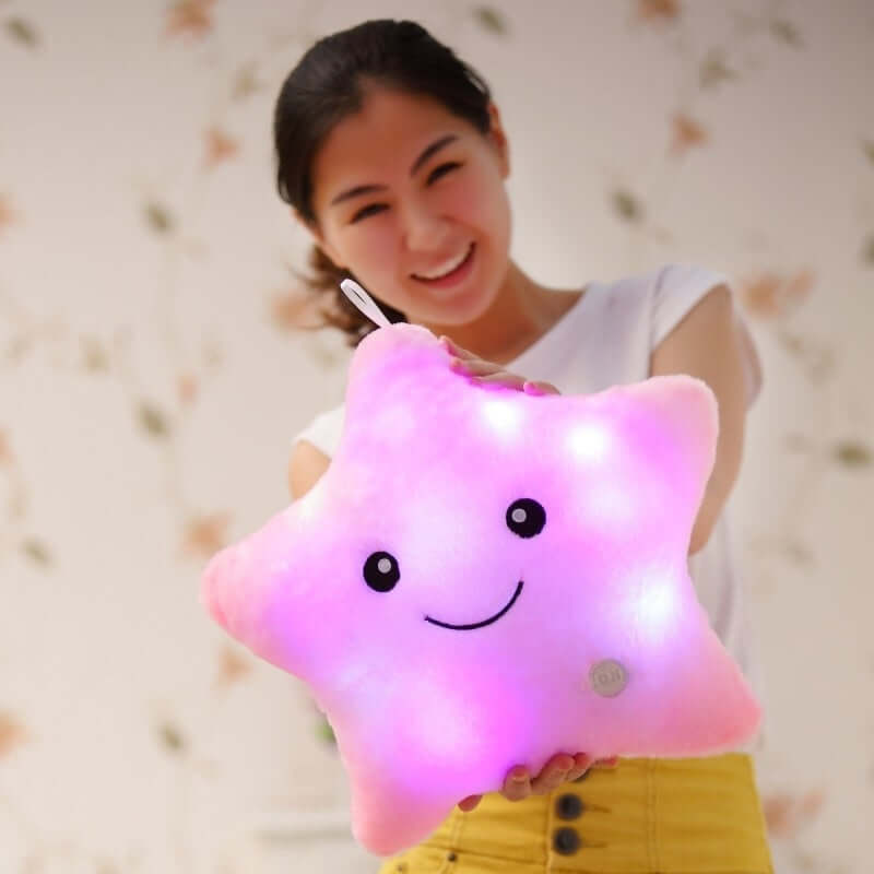 Glowing Star Pillow