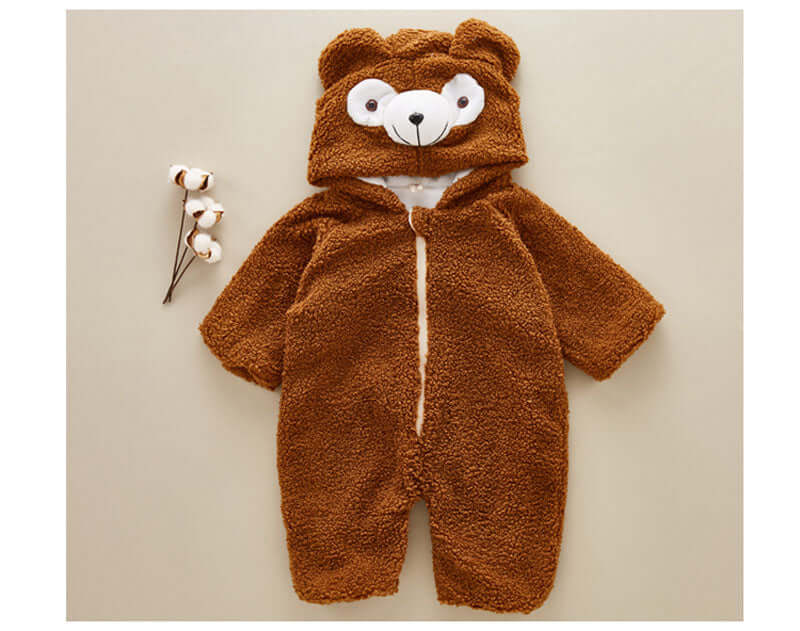 Brown Baby Bear Onesie