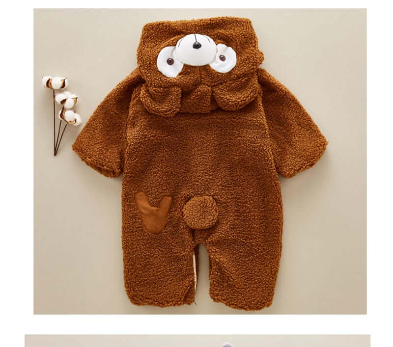 Bear Onesie Brown