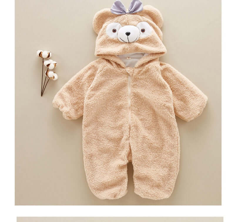 Beige Baby Bear Onesie