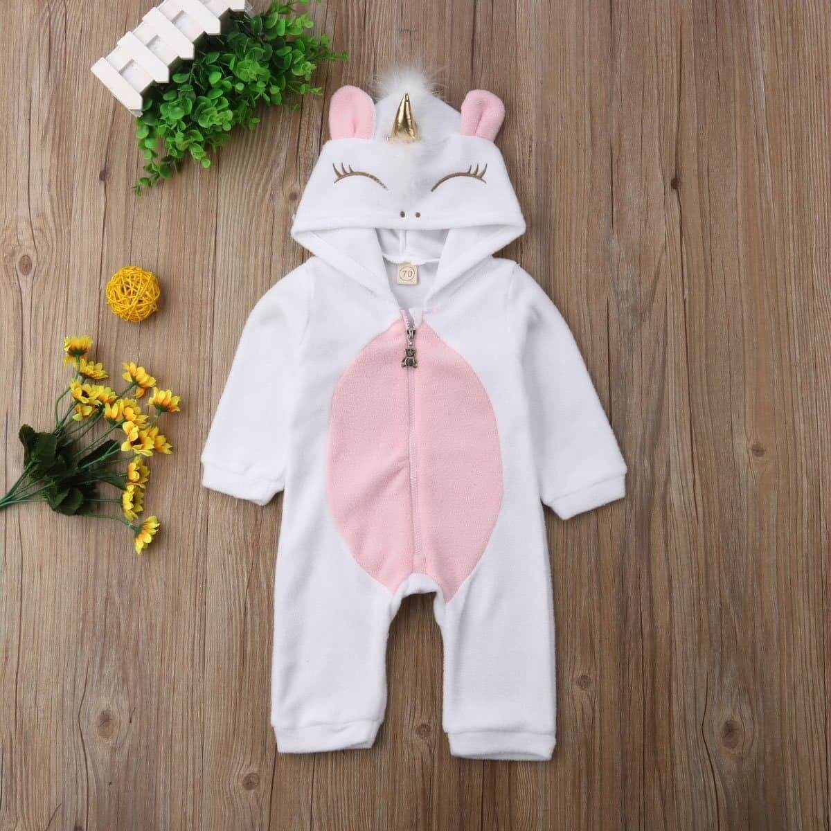 Unicorn Romper Long Sleeves