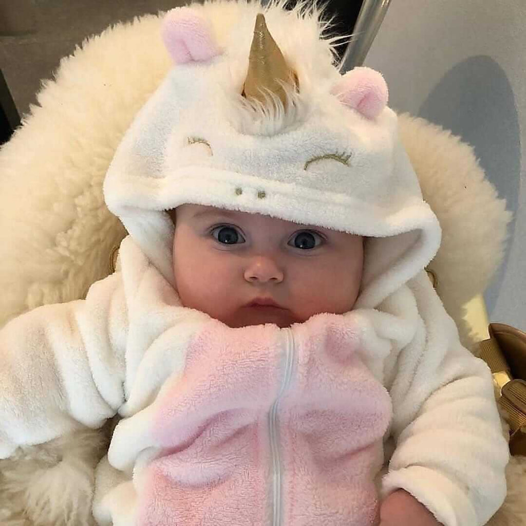 Unicorn romper hotsell baby