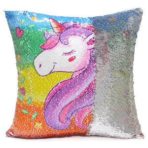 Rainbow Unicorn Pillow Case