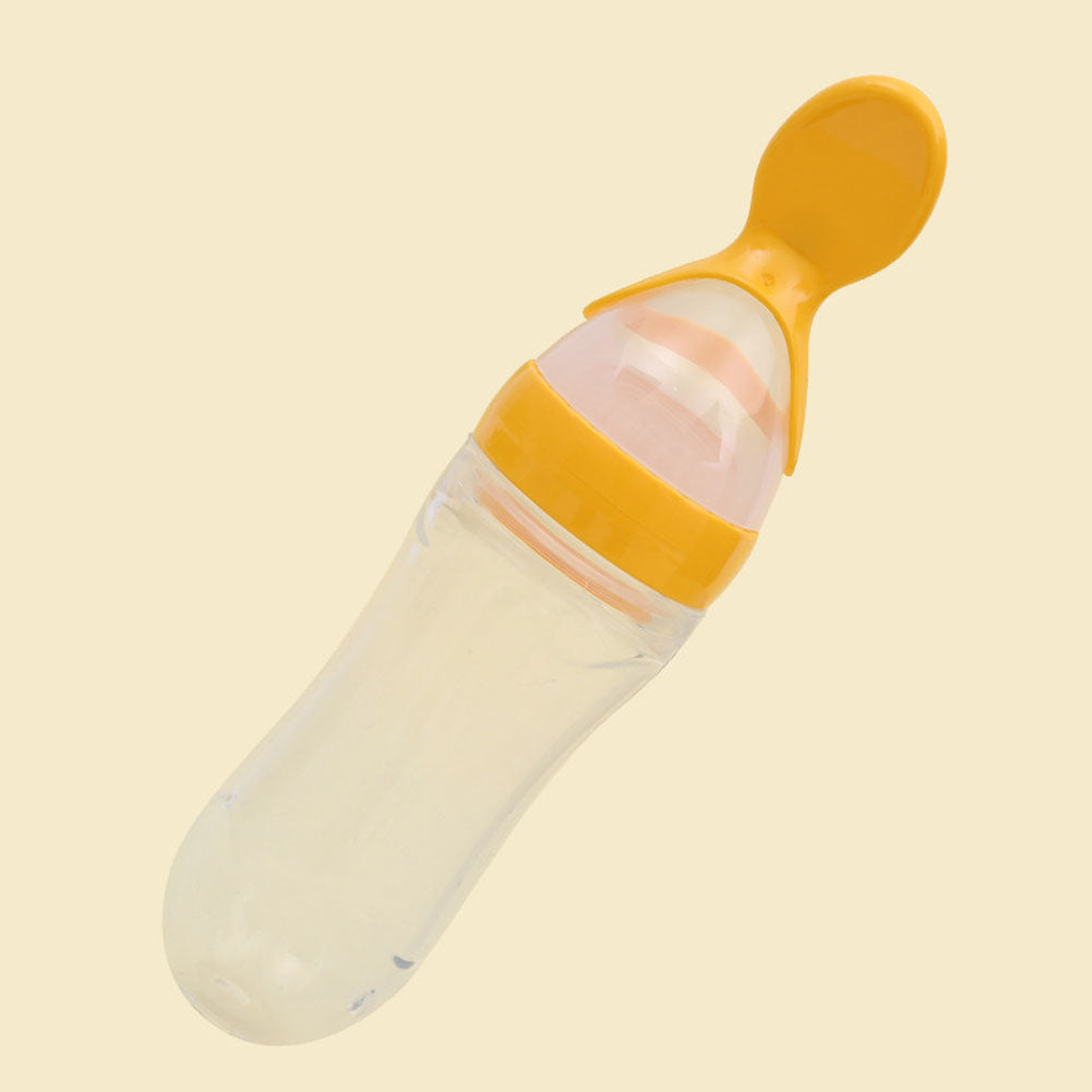 Spoon Bottle Feeder Yellow