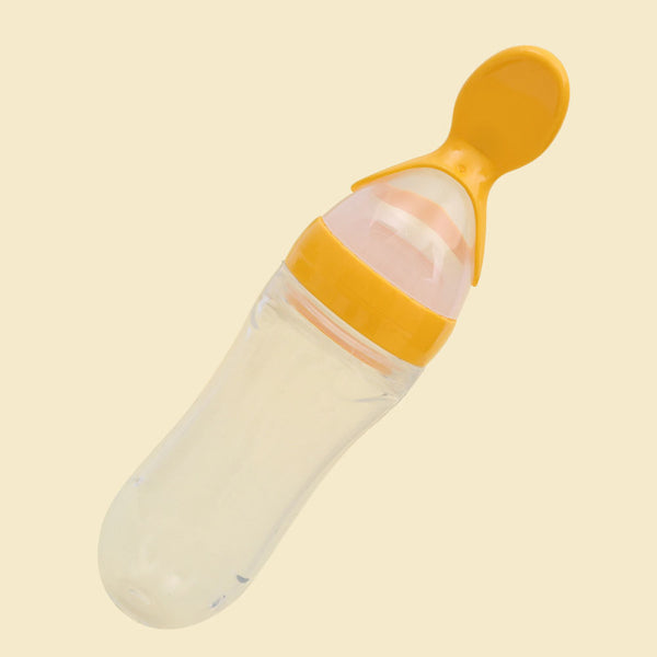 Spoon Bottle Feeder Yellow