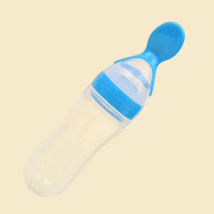 Spoon Bottle Feeder Blue