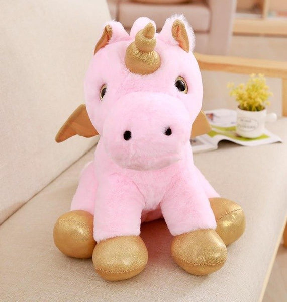 Pink Plush Winged Unicorn