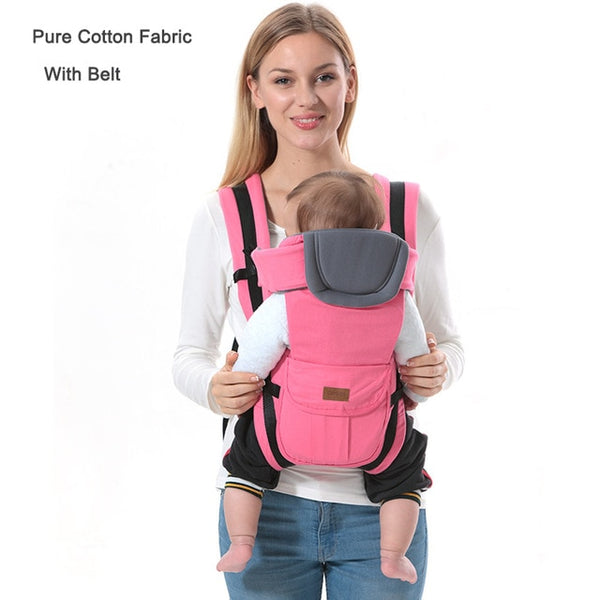 Pink Multifunctional Baby Carrier